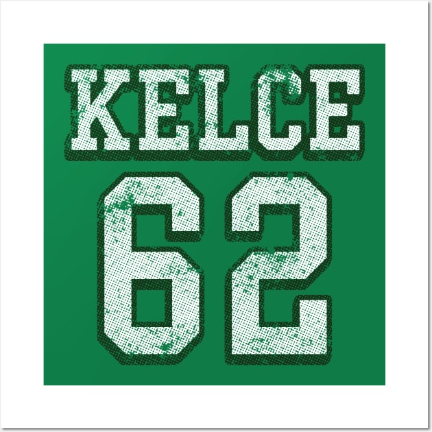 Jason Kelce Jersey (back Print) Wall Art by Trendsdk